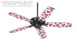 Flowers Pattern 16 - Ceiling Fan Skin Kit fits most 52 inch fans (FAN and BLADES SOLD SEPARATELY)