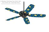 Lemon Leaves Dark - Ceiling Fan Skin Kit fits most 52 inch fans (FAN and BLADES SOLD SEPARATELY)