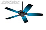 Smooth Fades Neon Blue Black - Ceiling Fan Skin Kit fits most 52 inch fans (FAN and BLADES SOLD SEPARATELY)