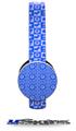 Gothic Punk Pattern Blue Decal Style Skin (fits Sol Republic Tracks Headphones - HEADPHONES NOT INCLUDED) 