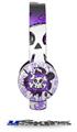 Cartoon Skull Purple Decal Style Skin (fits Sol Republic Tracks Headphones - HEADPHONES NOT INCLUDED) 