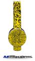 Folder Doodles Yellow Decal Style Skin (fits Sol Republic Tracks Headphones - HEADPHONES NOT INCLUDED)